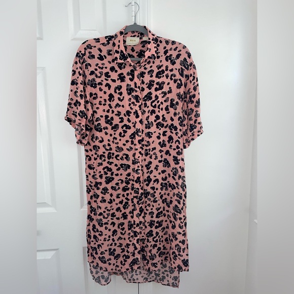 Maeve By Anthropologie Rita Printed Tunic Blouse Leopard Print Size Small - Picture 5 of 16